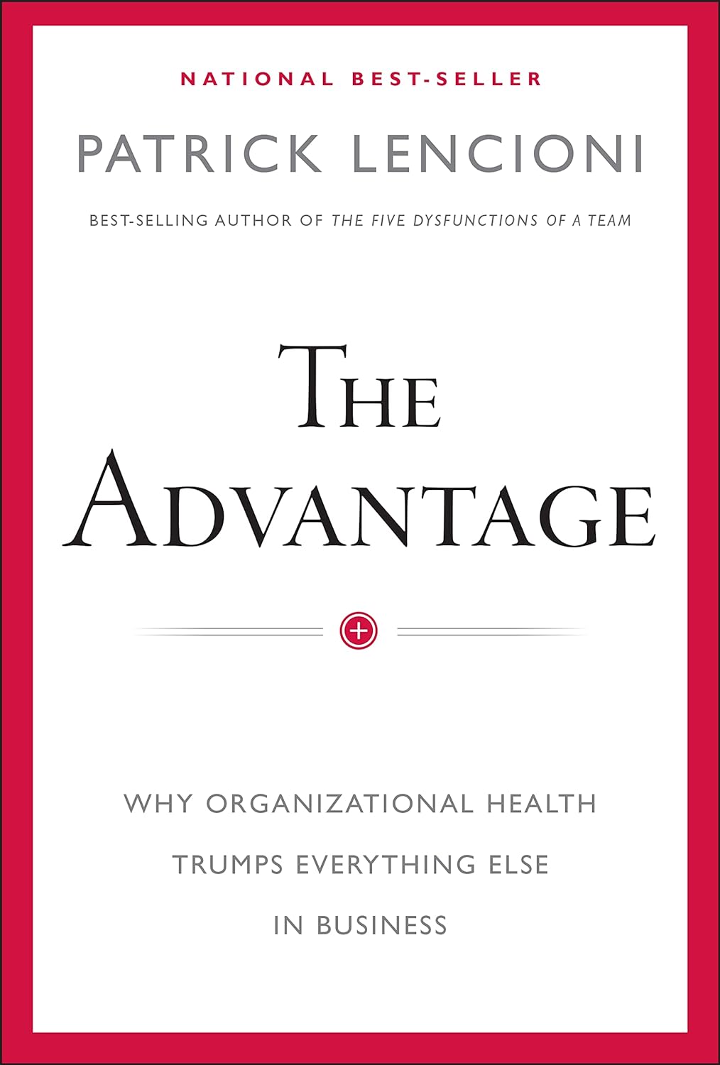 The Advantage - Why Organizational Health Trumps Everything Else in Business Summary